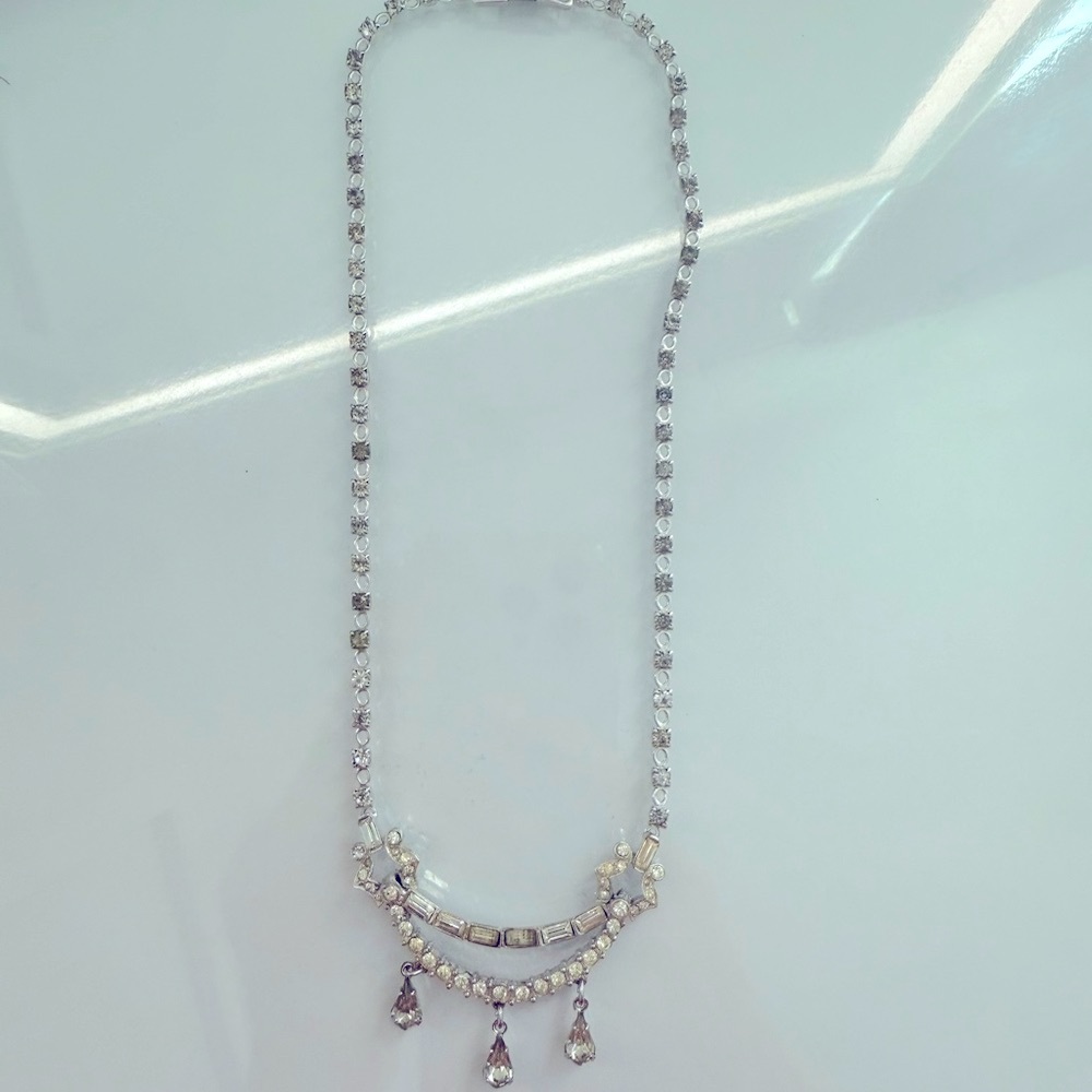 Vintage 1950s Crystal Necklace
